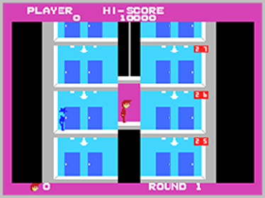 Illustration of Elevator Action (Taito)