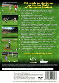 UEFA Challenge - Box - Back (Europe) - 565x800