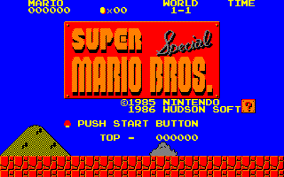 Super Mario Bros. Special - Screenshot - Game Title (Japan) - 640x400