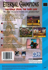 Eternal Champions: Challenge from the Dark Side - Box - Back (North America) - 1640x2356