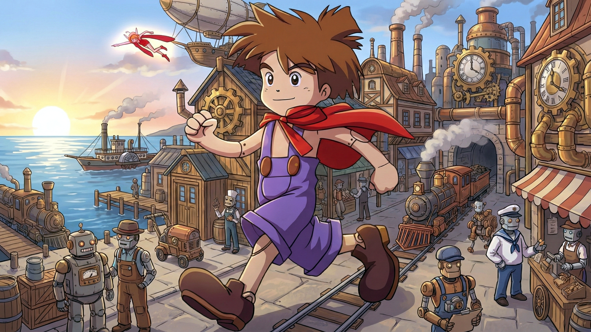 Illustration of Wonder Project J: Kikai no Shounen Pino