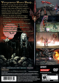 Castlevania: Curse of Darkness - Box - Back (North America) - 1300x1840
