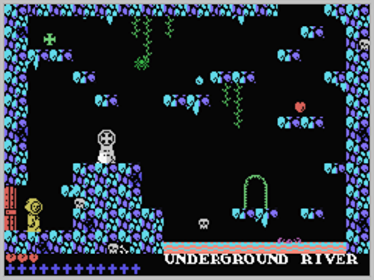 L'Abbaye des Morts - Screenshot - Gameplay (World) - 256x192