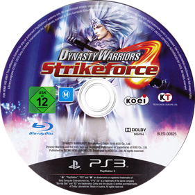 Dynasty Warriors: Strikeforce - Disc (Europe) - 500x500