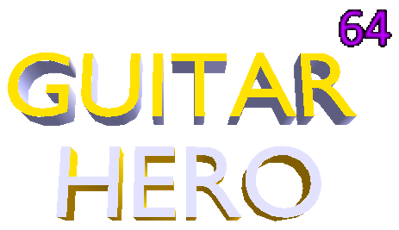 Guitar Hero 64 - Clear Logo (World) - 463x267