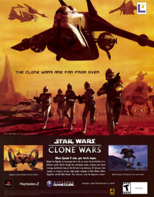 Star Wars: The Clone Wars - Advertisement Flyer - Front (United States) - 1720x2200