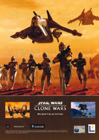 Star Wars: The Clone Wars - Advertisement Flyer - Front (United Kingdom) - 1567x2200
