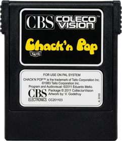 Chack'n Pop - Cart - Front (Europe) - 950x1100