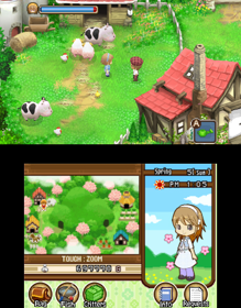 Harvest Moon 3D: The Tale of Two Towns - Screenshot - Gameplay (World) - 400x512