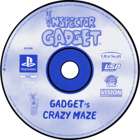 Inspector Gadget: Gadget's Crazy Maze - Disc (Europe) - 1500x1500