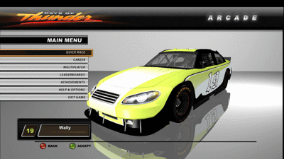 Days of Thunder: Arcade - Screenshot - Game Select (World) - 1024x576