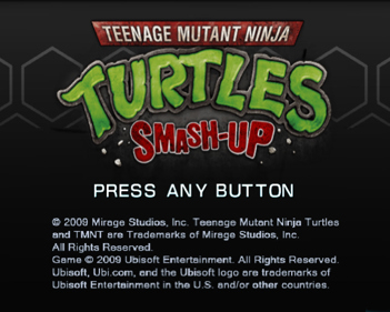 Teenage Mutant Ninja Turtles: Smash-Up - Screenshot - Game Title (World) - 640x512
