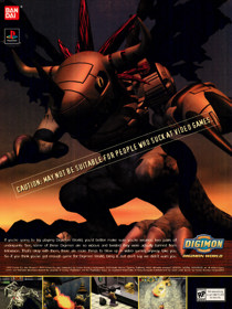 Digimon World - Advertisement Flyer - Front (United States) - 1649x2200