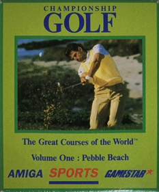 Championship Golf: The Great Courses of the World: Volume One: Pebble Beach - Box - Front (United Kingdom) - 851x1026