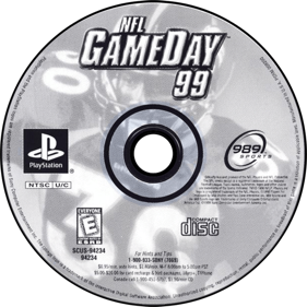 NFL GameDay 99 - Disc (North America) - 700x700