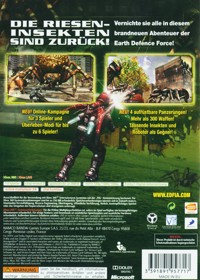 Earth Defense Force 2017 - Box - Back (Germany) - 999x1398