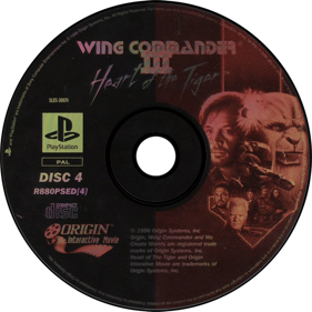 Wing Commander III: Heart of the Tiger - Disc (Europe) - 700x700