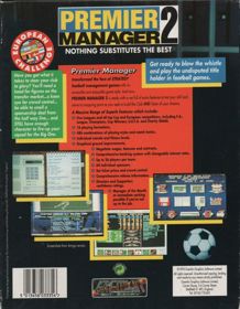 Premier Manager 2: The New Season - Box - Back (Europe) - 622x800