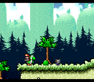 SMW 2+ - Screenshot - Gameplay (World) - 256x224