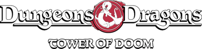 Dungeons & Dragons: Tower of Doom - Clear Logo (World) - 1048x255