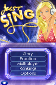 Just Sing! - Screenshot - Game Title (World) - 256x384