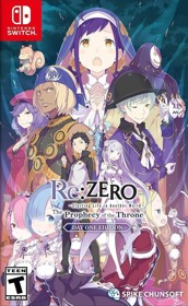 Re:ZERO: Starting Life in Another World: The Prophecy of the Throne - Box - Front (North America) - 872x1421