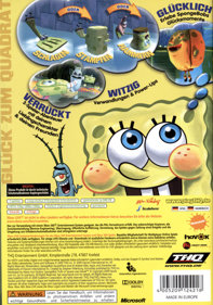 SpongeBob's Truth or Square - Box - Back (Germany) - 600x855