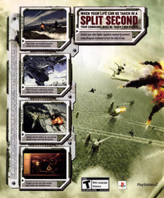 Ace Combat 5: The Unsung War - Advertisement Flyer - Front (United States) - 1904x2290
