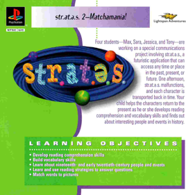 Str.at.e.s. 2: Matchamania! - Box - Front (North America) - 1440x1439