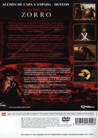 The Shadow of Zorro - Box - Back (Spain) - 483x680