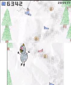 Sketchy Snowboarding - Screenshot - Gameplay (World) - 400x480