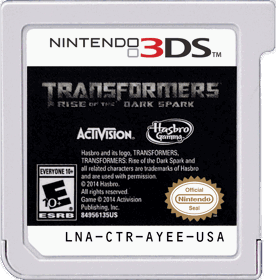 Transformers: Rise of the Dark Spark - Cart - Front (North America) - 816x828