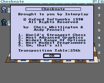 Check Mate - Screenshot - Game Title (North America) - 320x256