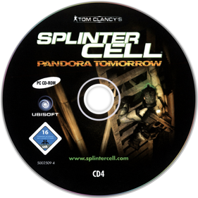 Tom Clancy's Splinter Cell: Pandora Tomorrow - Disc (Europe) - 1406x1406