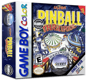 3-D Ultra Pinball: Thrillride - Box - 3D (North America) - 1074x998