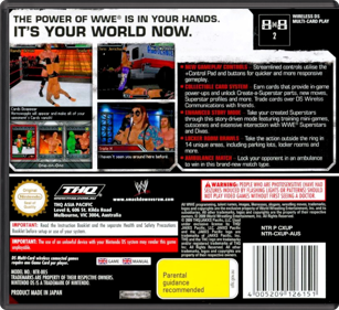 WWE SmackDown vs. Raw 2010 - Box - Back - Reconstructed (Australia) - 774x708
