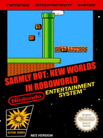 Sarmly Bot: New Worlds in RoboWorld - Fanart - Box - Front (World) - 798x1072