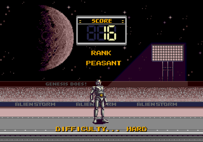 Alien Storm - Screenshot - High Scores (World) - 640x448