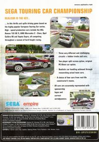 Sega Touring Car Championship - Box - Back (Europe) - 558x800