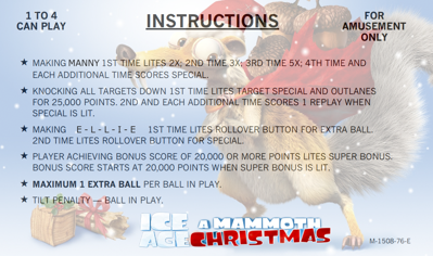 Ice Age Christmas - Arcade - Controls Information (World) - 1060x627