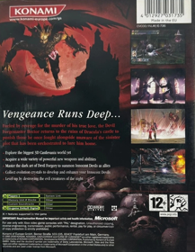 Castlevania: Curse of Darkness - Box - Back (Europe) - 1200x1550