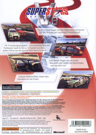 Superstars V8 Racing - Box - Back (Germany) - 600x850