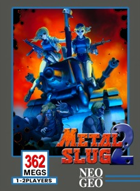 Metal Slug 2: Super Vehicle - 001/II - Box - Front - Reconstructed (North America) - 2460x3362