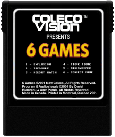 6 Games - Cart - Front (World) - 590x700
