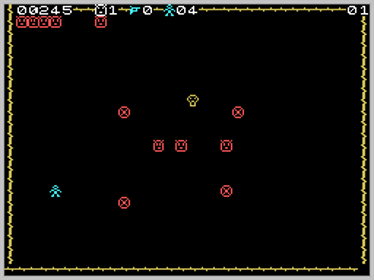 Cross Chase - Screenshot - Gameplay (World) - 256x192