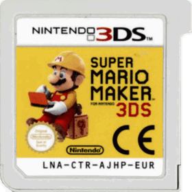 Super Mario Maker for Nintendo 3DS - Cart - Front (Europe) - 795x796