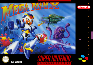 Mega Man X - Box - Front (Germany) - 2103x1476