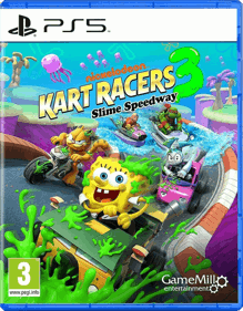 Nickelodeon Kart Racers 3: Slime Speedway - Box - Front - Reconstructed (Europe) - 1089x1397