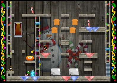 A Very Hairy Christmas - Screenshot - Gameplay (World) - 1440x1024