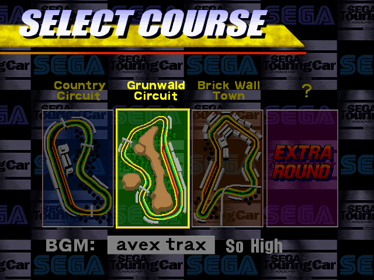 Sega Touring Car Championship - Screenshot - Game Select (World) - 640x480